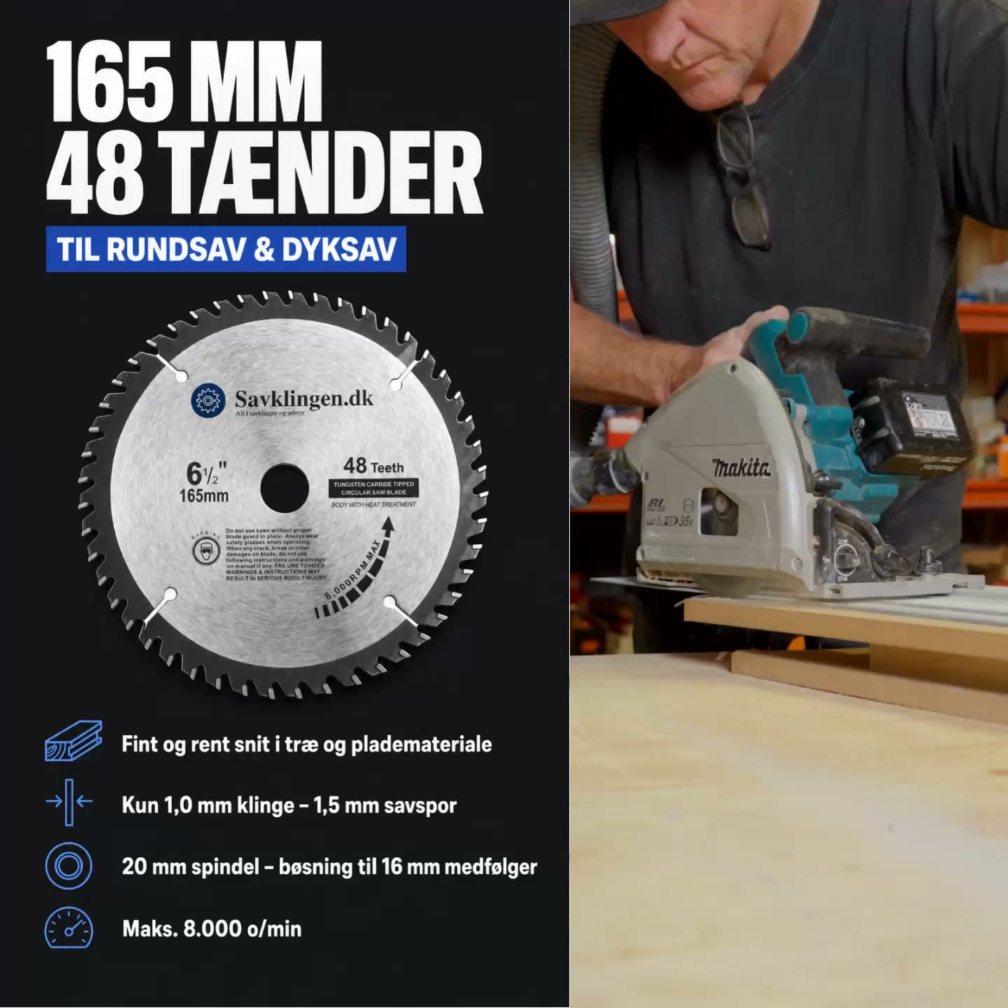165mm — klar til næste opgave!
