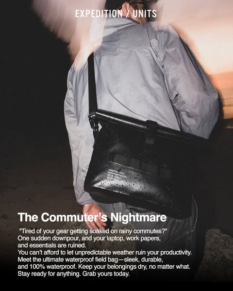 Tired of your gear getting soaked on rainy commutes?