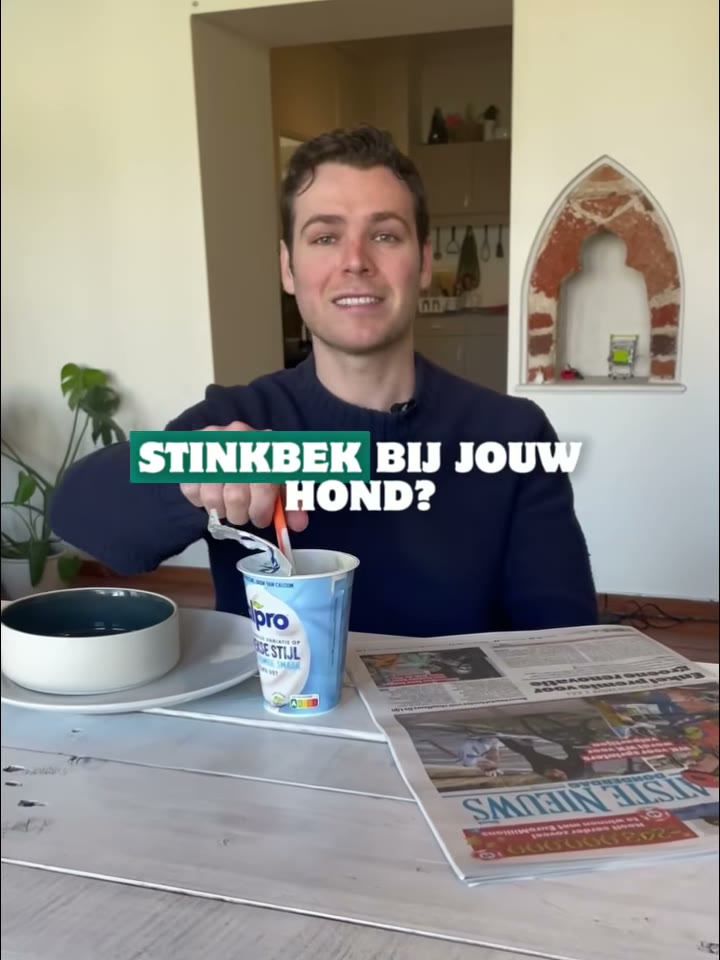 Wij poetsten zijn tanden ook niet