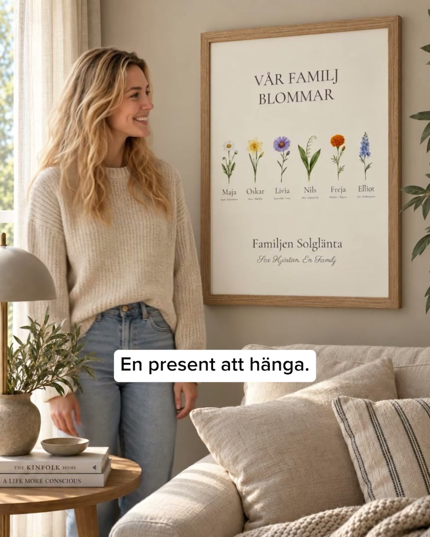 En blomma för varje i familjen