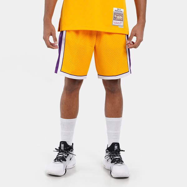 Mitchell & Ness NBA Los Angeles Lakers Swingman Ανδρικό Σορτς Μπάσκετ