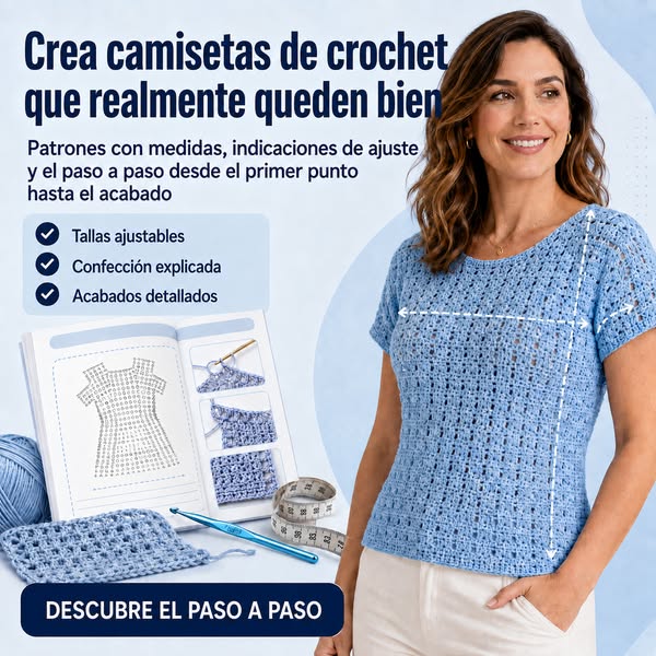 50 Camisetas de Crochet