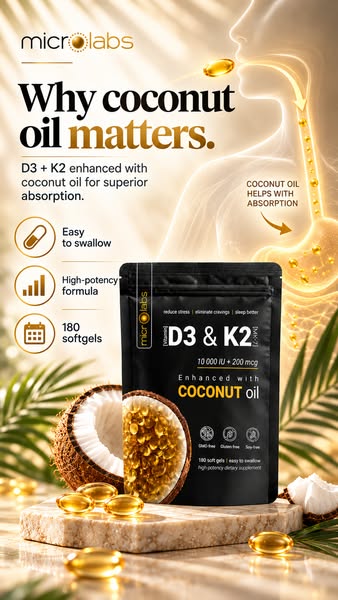 Lower Stress & Anxiety with Vitamin D3 + K2