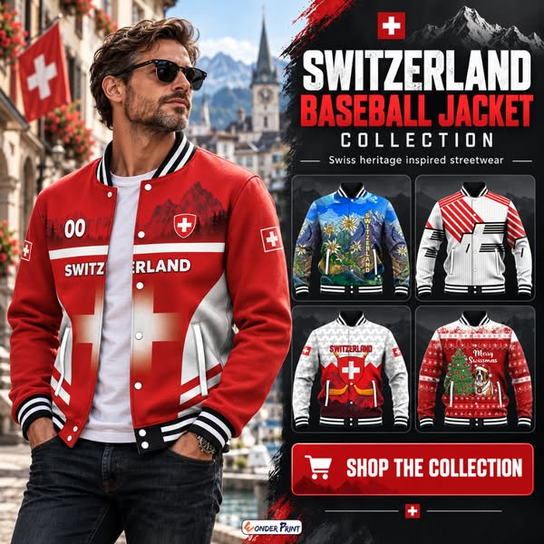 Switzerland Baseball Jacket