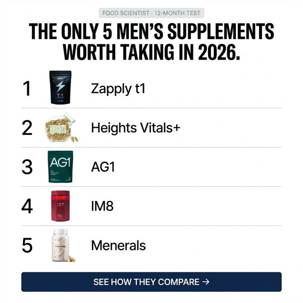 We Tested 30+ Men's Supplements. Only 5 Made The Cut.