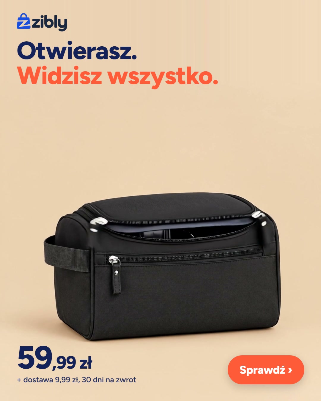 Rozkładana kosmetyczka, 59,99 zł