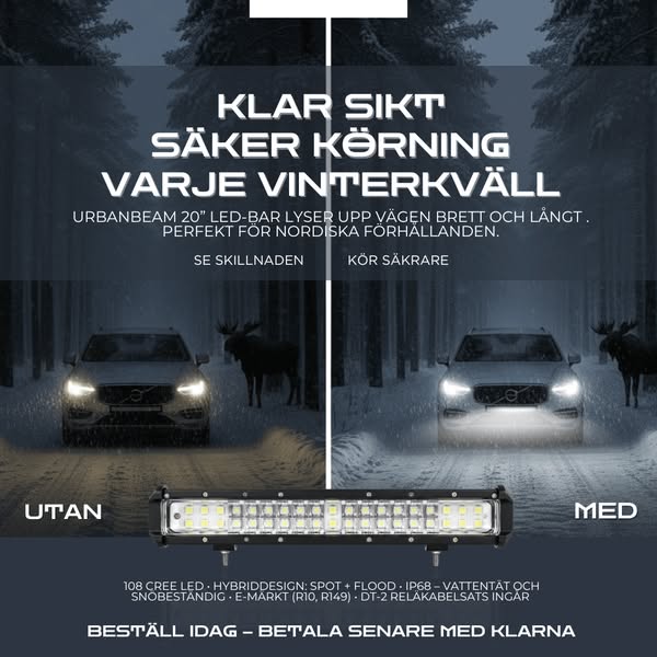 LED-ramp – mer ljus i mörker