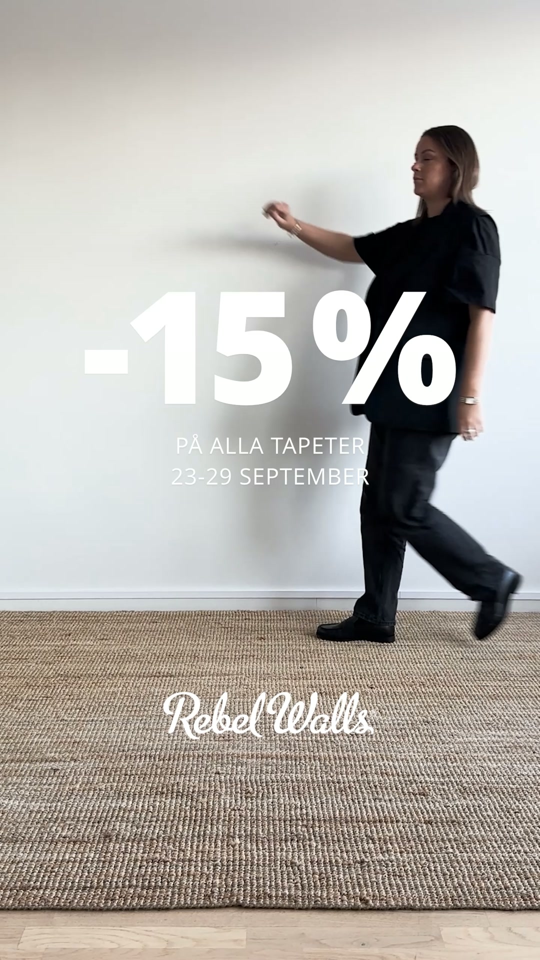 15% på alla tapeter