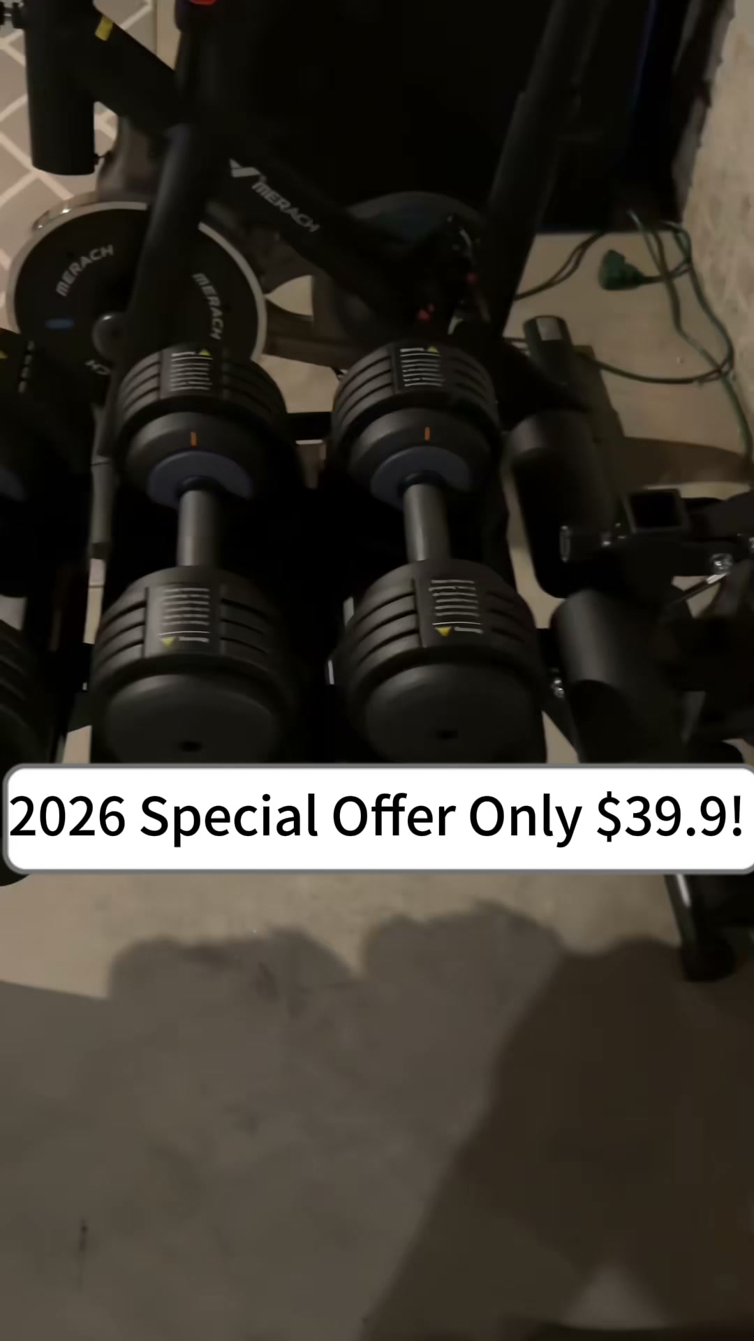 Adjustable Dumbbells Only $39.90