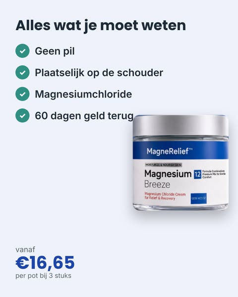 Het beste mineraal om schouderpijn te verlichten!
