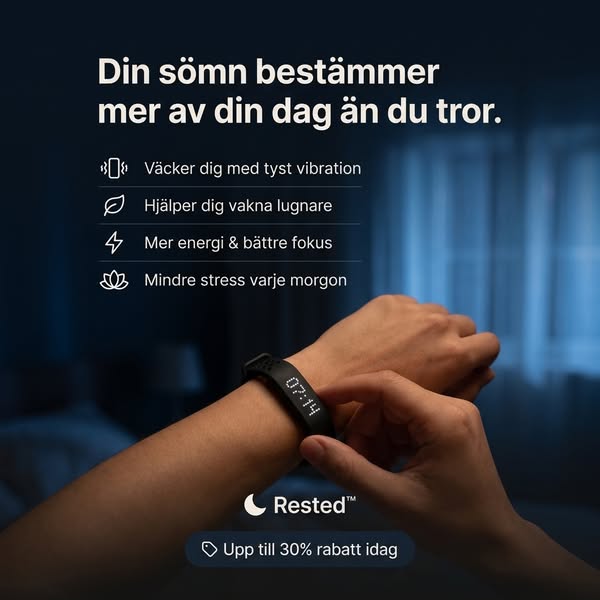 Väck dig lugnare — inte av ett larm som skriker.