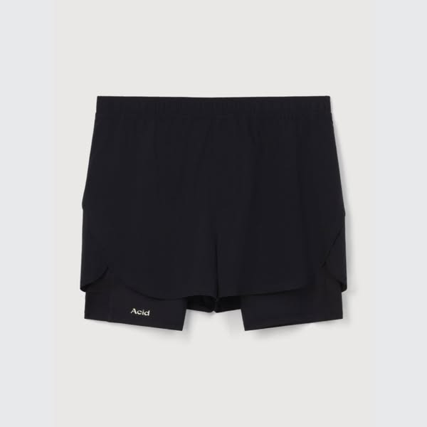 Men's 2-in-1 Shorts - Black