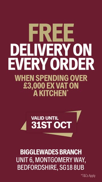 Spend Over £3k. Get Free Delivery