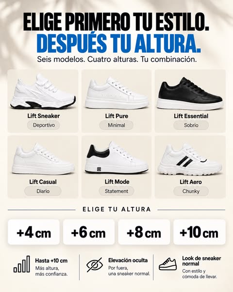 Gana hasta +10 cm de altura