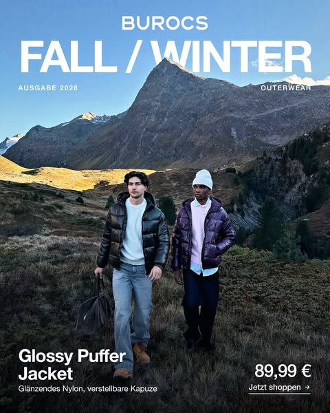 Glossy Puffer Jacket