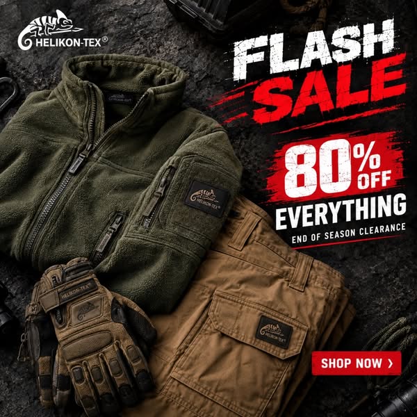 Helikon-Tex Up to 80% OFF selected products.
