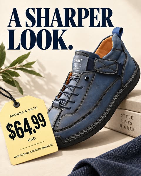Hawthorne Leather Sneaker
