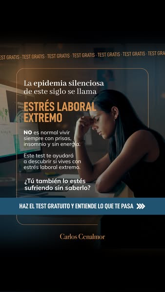 ¿Y si no fuera solo estrés?