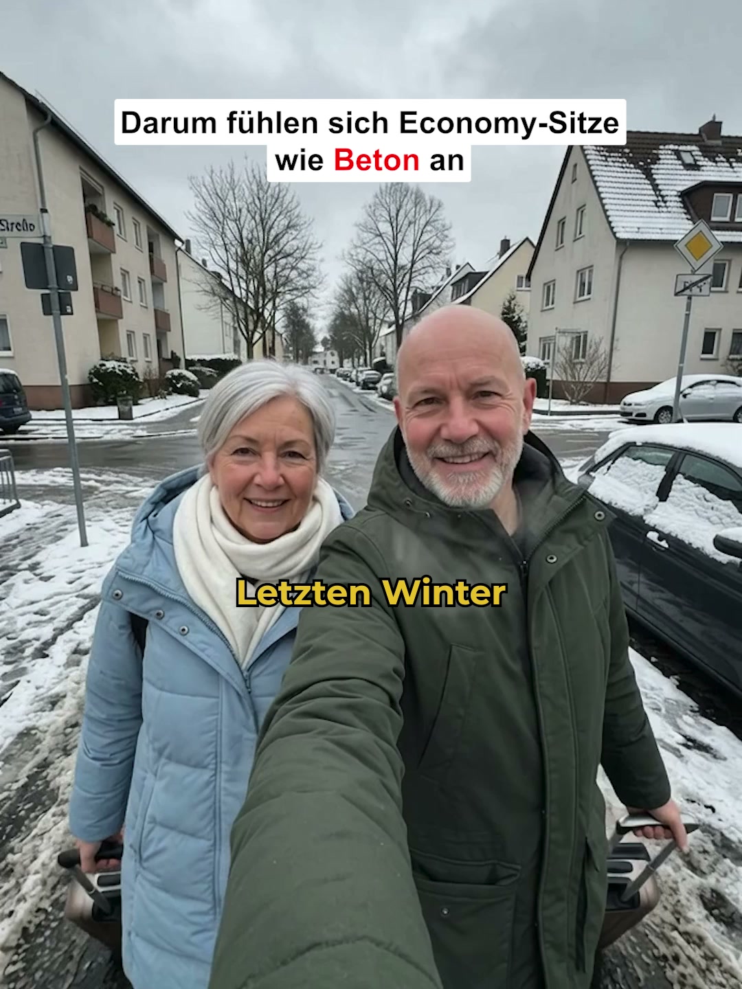 Beuge Schmerzen auf Flugreisen vor