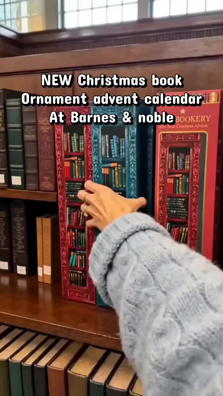 【Best Gift】Mini Book Ornament Advent Calendar