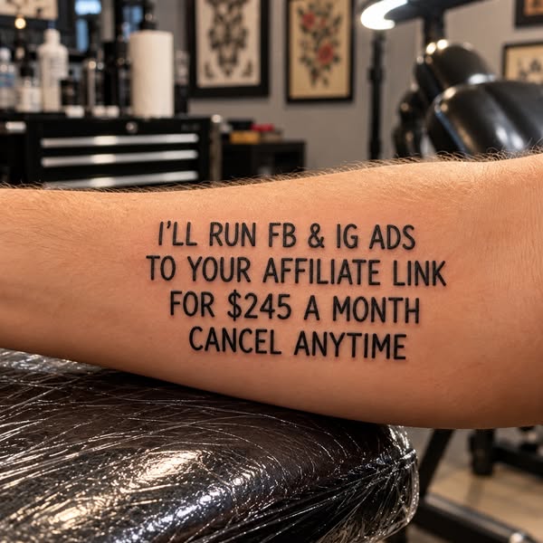 I'm running the ads