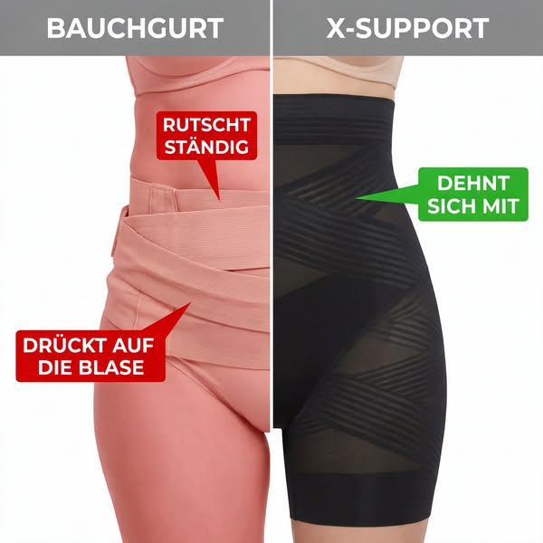 Halt am Bauch ohne Druck