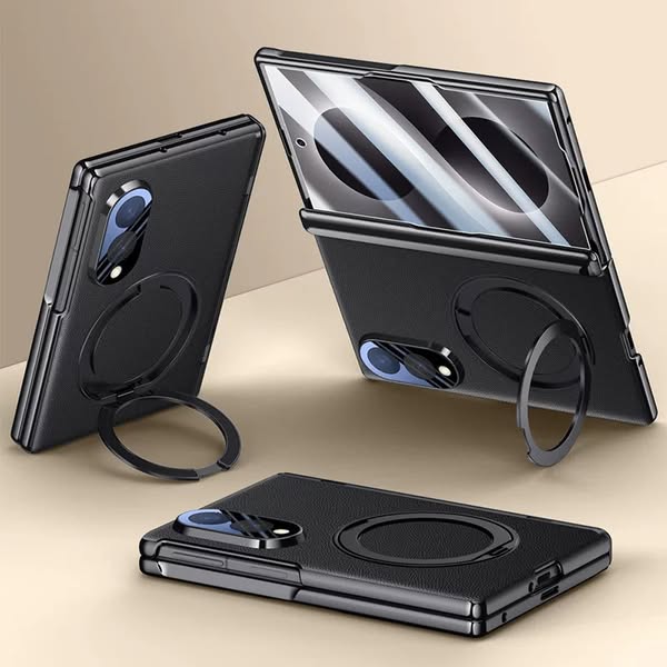 360° Rotating kickstand Leather Case with MagSafe