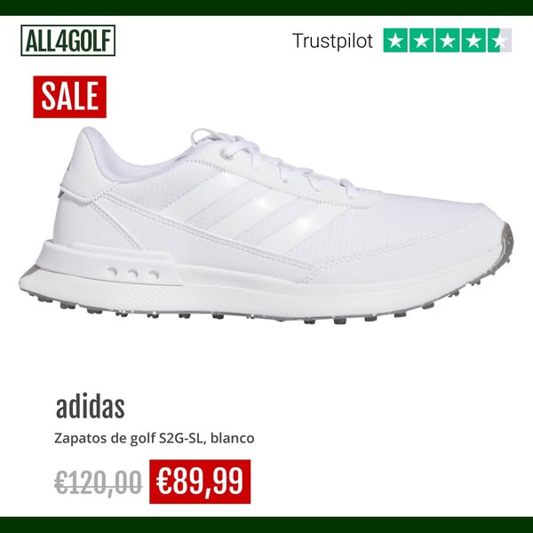 adidas Zapatos de golf S2G-SL, blanco€89.99