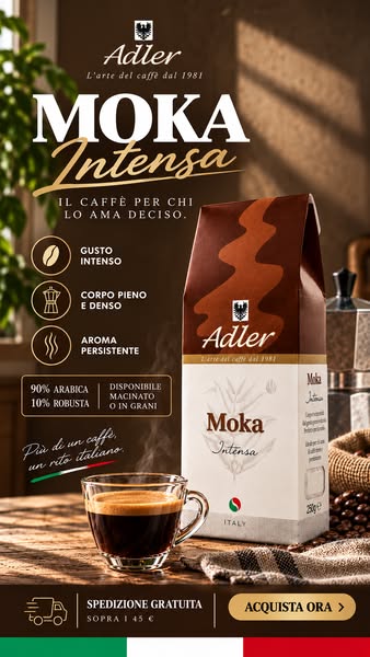 Moka Intenso | Il caffè per chi lo ama deciso