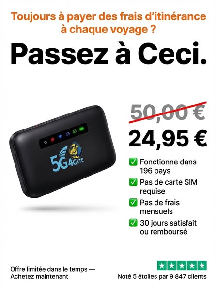 5G illimitée sans frais de roaming !