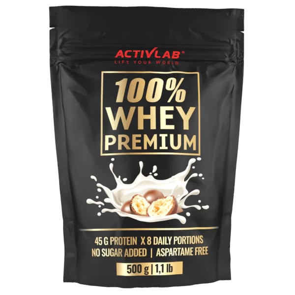 Activlab 100% Whey Premium Odżywka Białkowa WPC 500g - Smak ciasteczko z mleczną czekoladą
