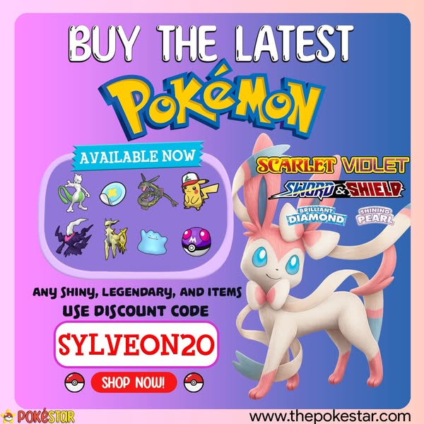 GET 20% OFF! CODE: SYLVEON20