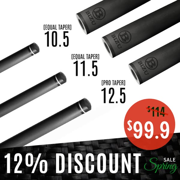 Limited Time Offer: Premium Cues, Free Shipping