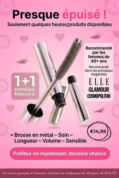 Almalys — Le mascara métal conçu pour les cils fragiles
