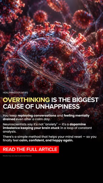 Overthinking Is The Biggest Cause Of Unhappiness