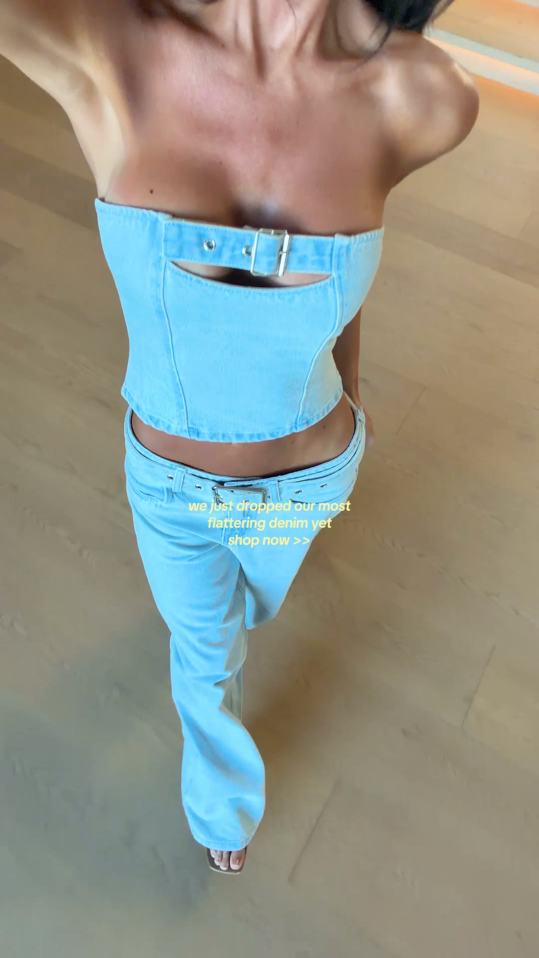 our viral denim set