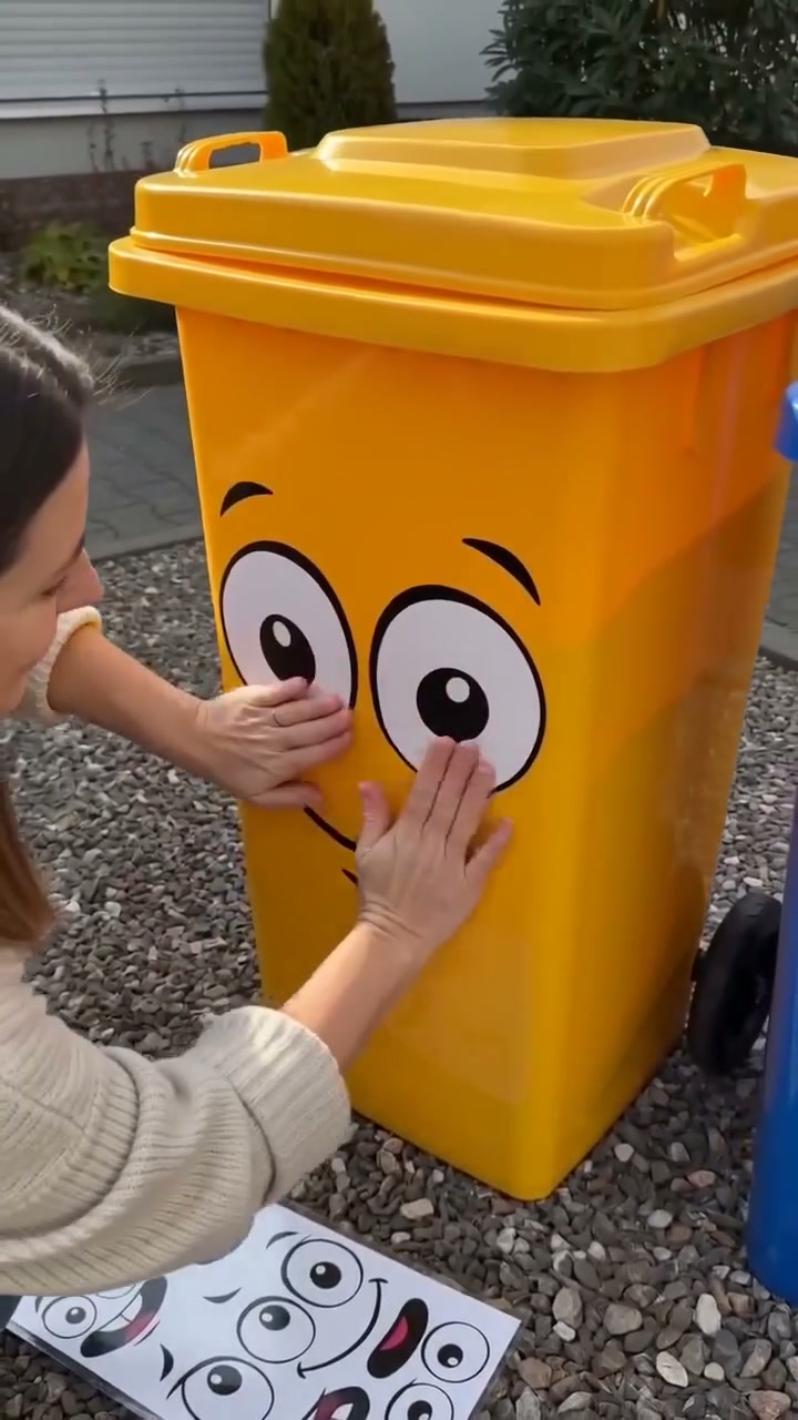 Eco-Friendly Funny Face Sticker Set