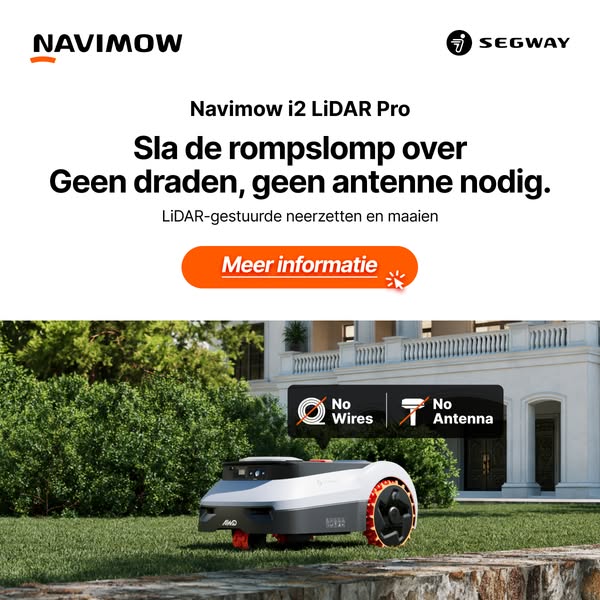 Navimow i2 LiDAR Pro — gratis garage