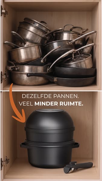 Zo hoort een pannenset te werken