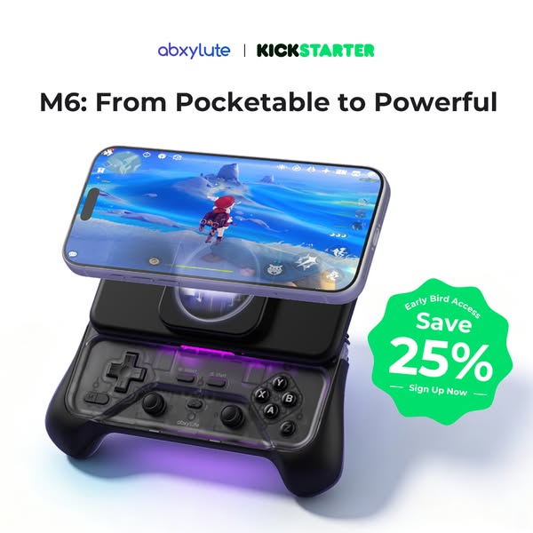 Meet M6: Full Control. Pocketable Design.