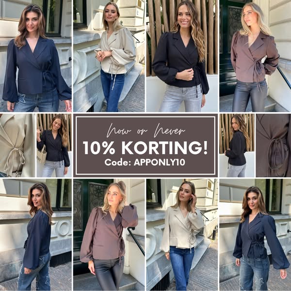 10% KORTING OP ALLES via de APP!