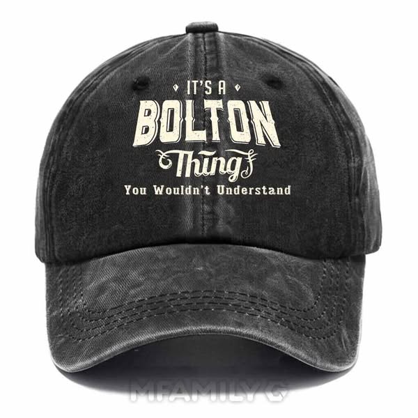 It’s a Bolton Thing !!