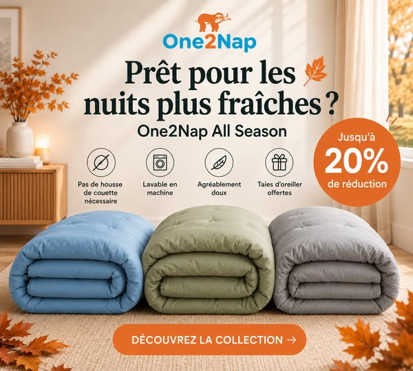 One2Nap All Season • Jusqu’à -20 %