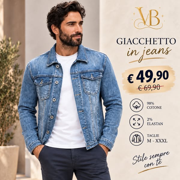 Giacchetto in Jeans — Stile che non passa mai