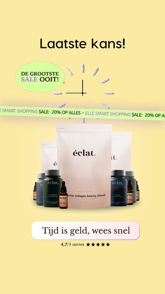 Grootste korting ooit bij eclat!