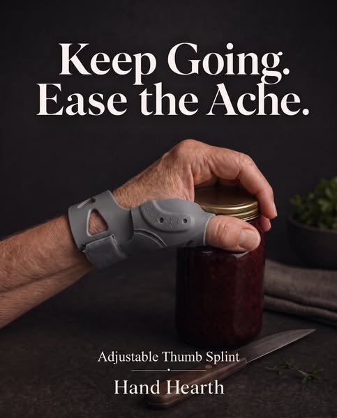 The ache when you grip the knife.