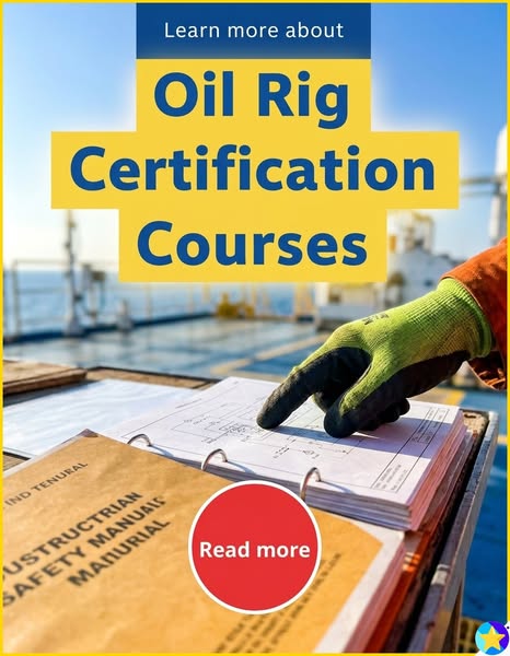 Learn about Oil Rig Certification Courses