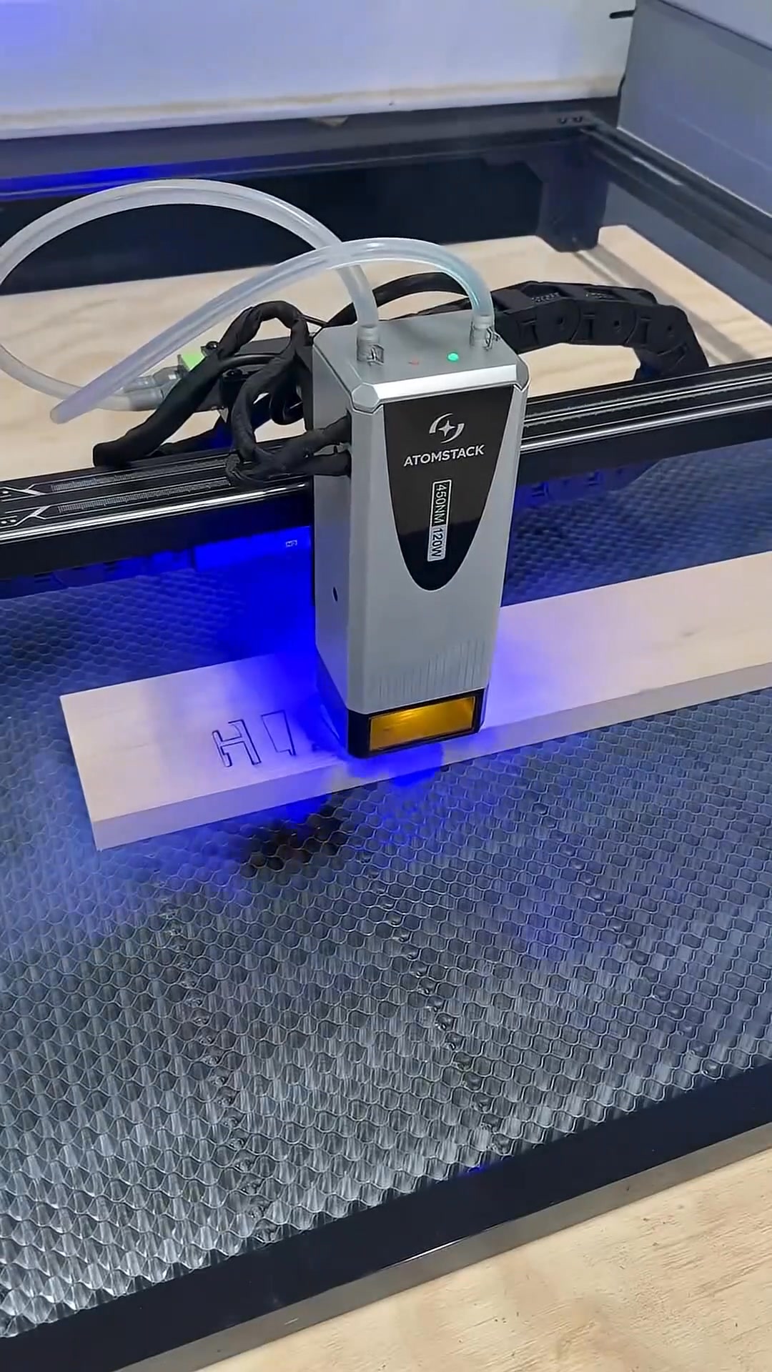 AtomStack Glacier 120W Water-Cooled Diode Laser Engraver