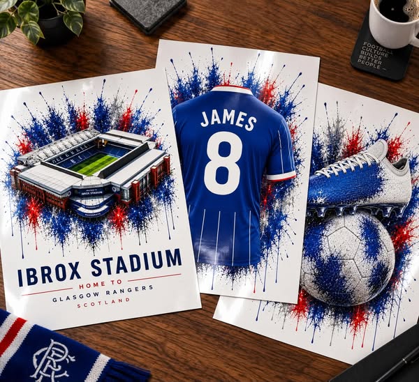 Personalised Football Prints set!
