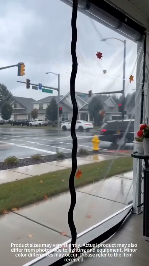 Clear PE Waterproof Rain Cover